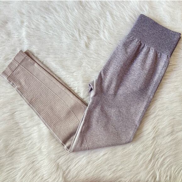 AYBL Pants - AYBL Pulse Seamless Purple Lilac Ombre Running Gym Workout Leggings Size Medium